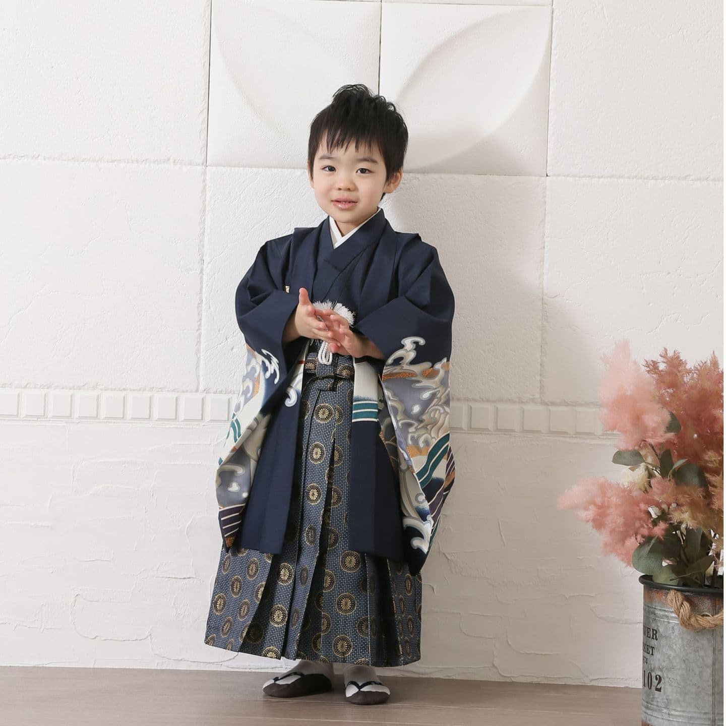 レンタル＆フォトスタジオの光翔　茨城県鉾田市　七五三の写真ギャラリー袴姿の男の子の写真