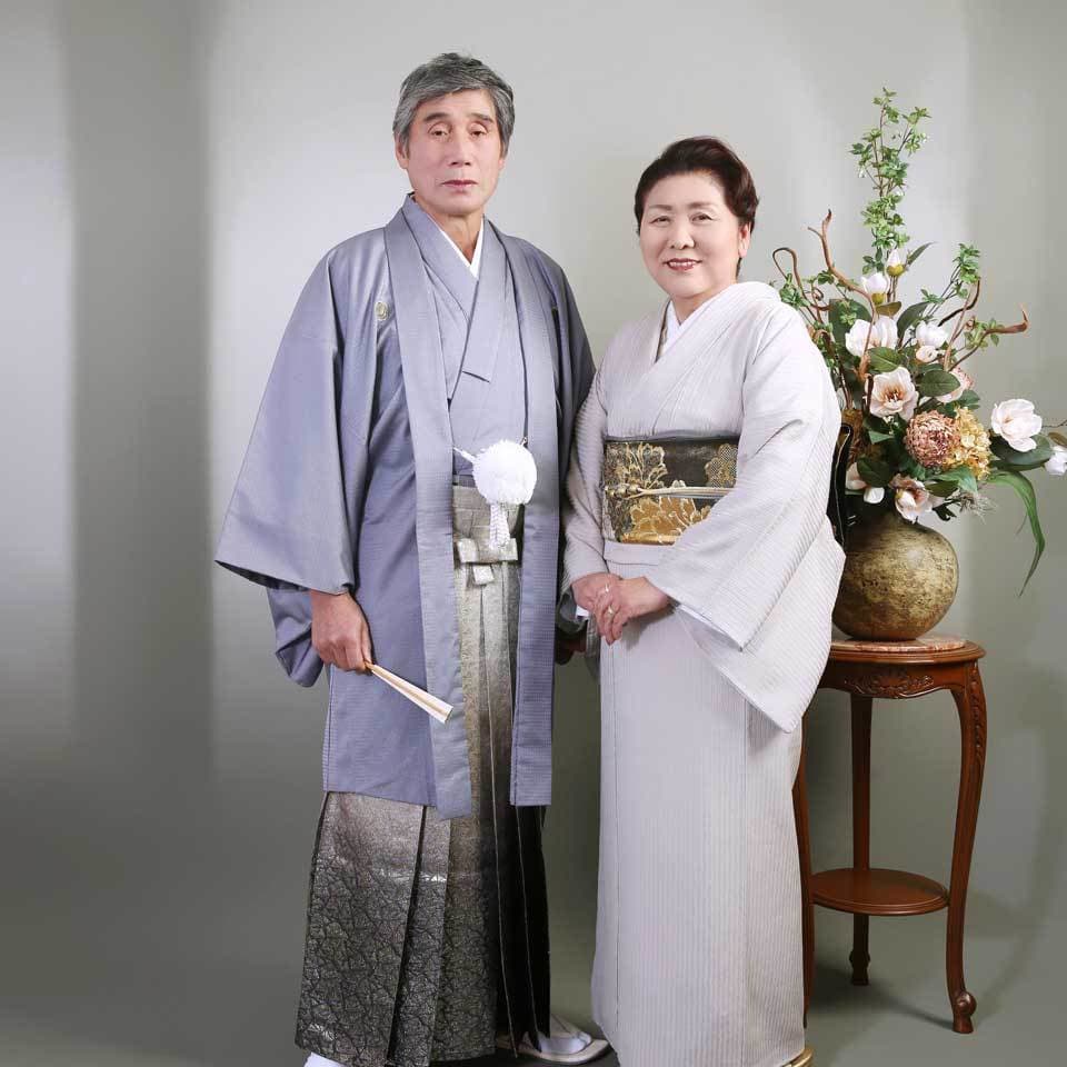 レンタル＆フォトスタジオの光翔　鉾田市　和服のご夫婦の写真