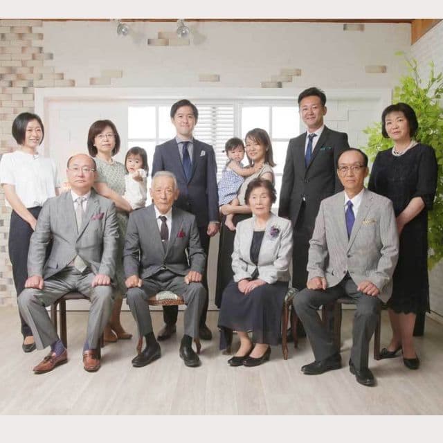 レンタル＆フォトスタジオの光翔　鉾田市　大人数のご家族の写真