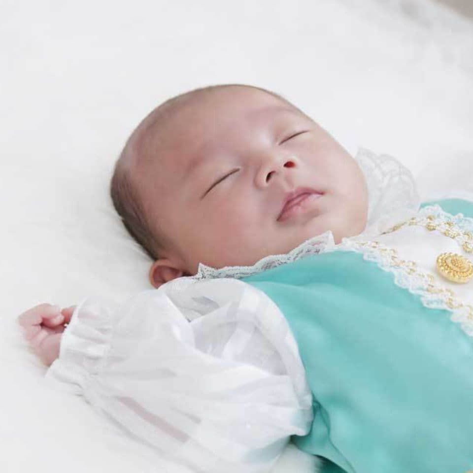レンタル＆フォトスタジオの光翔　寝ている赤ちゃんの写真